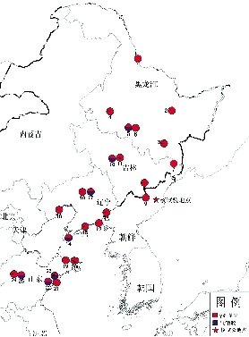 中國(guó)環(huán)保部門(mén)部分監(jiān)測(cè)站分布圖。圖/中國(guó)環(huán)保部網(wǎng)站