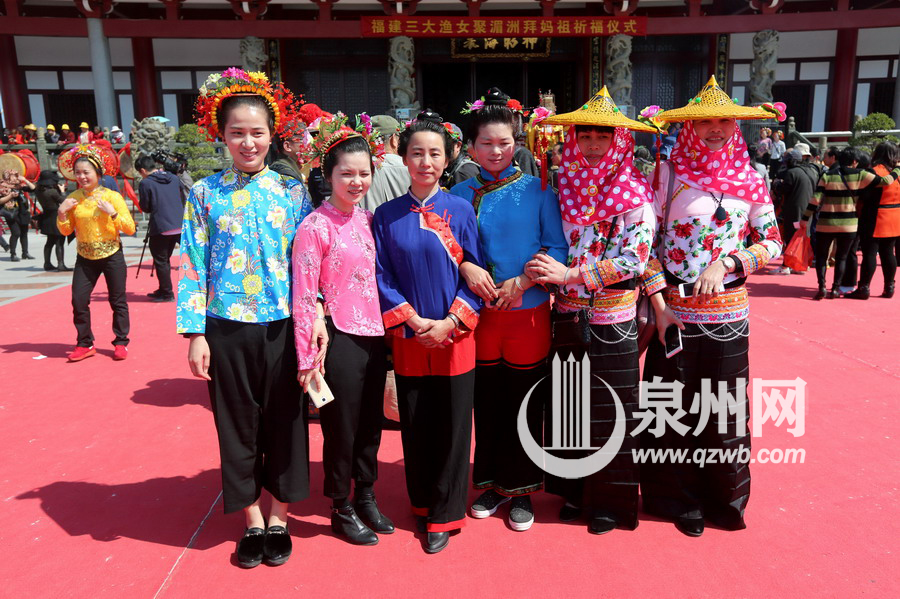 福建三大漁女同拜媽祖　蟳埔女惠安女湄洲女盛裝出行